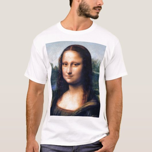Mona Lisa van Leonardo Da Vinci T-shirt (Voorkant)