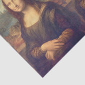 Mona Lisa van Leonardo da Vinci Tissuepapier (Detail)