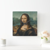 Mona Lisa, vernieuwde wandklok Vierkante Klok (Huis)
