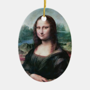 Mona Lisa-versiering Keramisch Ornament