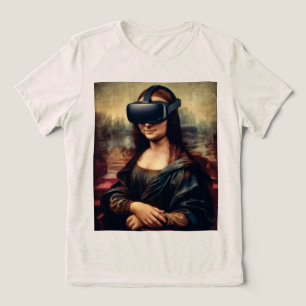 Mona Lisa VR-hoofdtelefoon Tri-Blend Shirt