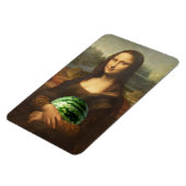 Mona Lisa Watermelon Magneet (Linkerzijde)