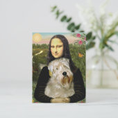 Mona Lisa - Wheaten Terrier 1 Briefkaart (Staand voorkant)