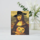 Mona Lisa Witch Halloween Costume Invitation PC (Debout devant)