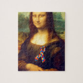 Mona Lisa With Puzzle (Vertical)