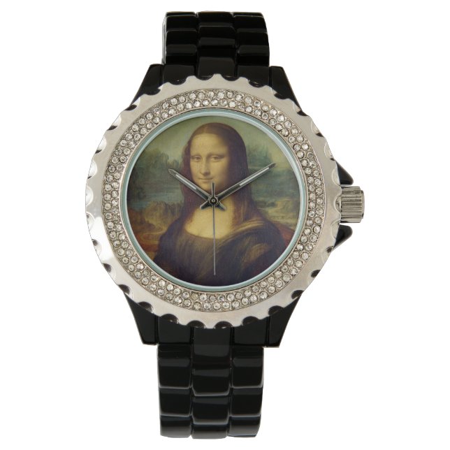 Mona Lisa Women's Crystal Watch Horloge (Voorkant)