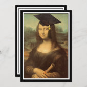 Mona Lisa's Afstuderen Dag Aankondiging (Voorkant / Achterkant)