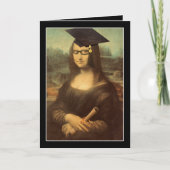 Mona Lisa's Afstuderen Dag Kaart (Voorkant)