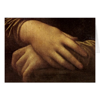 Mona Lisa's hand van Leonardo da Vinci c. 1505-151