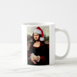 Mona Lisa's kerstkerstkerstkerstkerstfeest Koffiemok