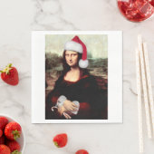 Mona Lisa's kerstkerstkerstkerstkerstfeest Servetten (Insitu)