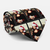 Mona Lisa's kerstkerstkerstkerstkerstfeest Stropdas (Opgerold)