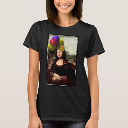 Mona Lisa's verjaardag T-shirt (Voorkant)