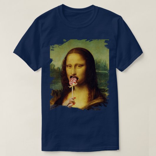 Mona Lollypop Lisa T-shirt (Design voorkant)