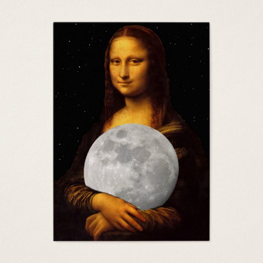Mona Moona Lisa Visitekaartje (Voorkant)