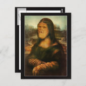 Mona Rilla aka Mona Lisa Briefkaart (Voorkant / Achterkant)