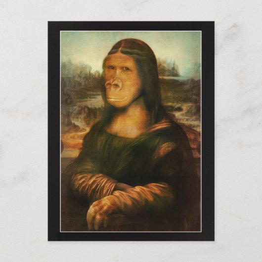 Mona Rilla aka Mona Lisa Briefkaart (Voorkant)