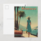 Monaco 50s vintage  briefkaart (Voorkant / Achterkant)
