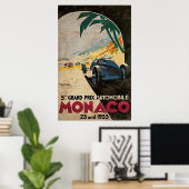Monaco 5e Grote Prijs Automobiel 1933 2 Poster (Thuiskantoor)