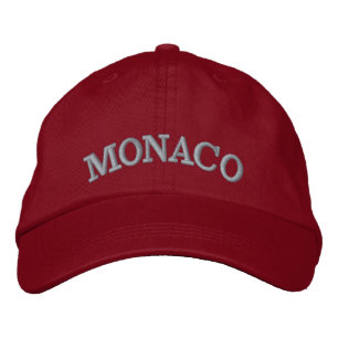 Monaco - Aangepaste honkbal Geborduurde Pet
