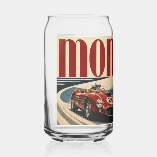 Monaco auto blikvorm glas (Voorkant)