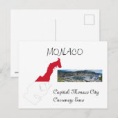 Monaco Briefkaart (Voorkant / Achterkant)