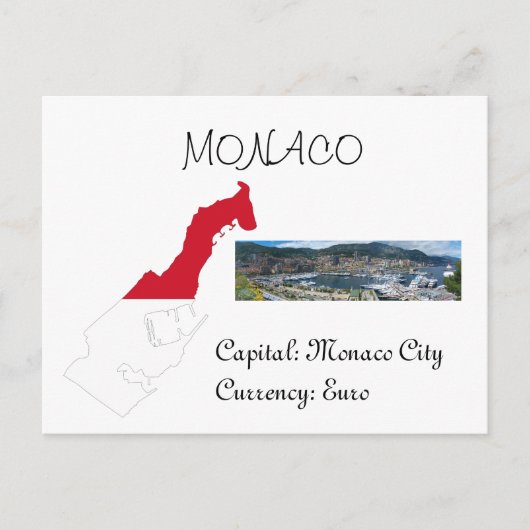 Monaco Briefkaart (Voorkant)