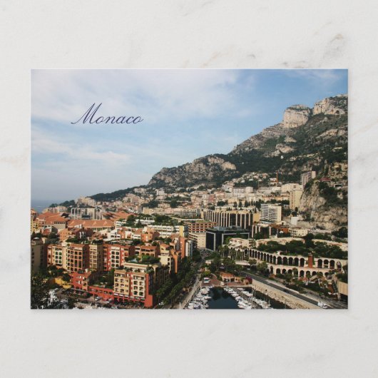 Monaco briefkaart (Voorkant)