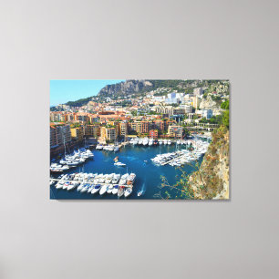 Monaco Canvas Afdruk