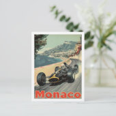 Monaco Circuit  Beroemde Reisplaats Briefkaart (Staand voorkant)