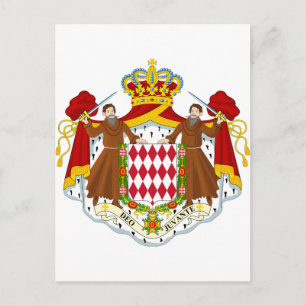 Monaco Coat de Arms Briefkaart