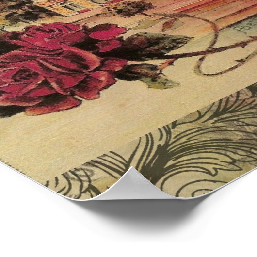 Monaco Fancy  Rivièra Frankrijk Poster (Hoek)