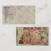 Monaco Fancy  Rivièra Frankrijk Visitekaartje (Voorkant / Achterkant)