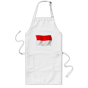 Monaco Flag Apron Lang Schort