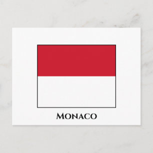 Monaco Flag Briefkaart