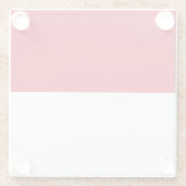 Monaco Flag Glazen Onderzetter (Achterkant)