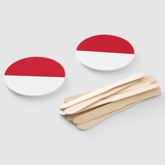 Monaco Flag Handwaaier (Niet-gemonteerd)