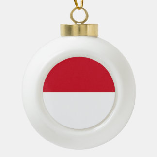 Monaco Flag Keramische Bal Ornament