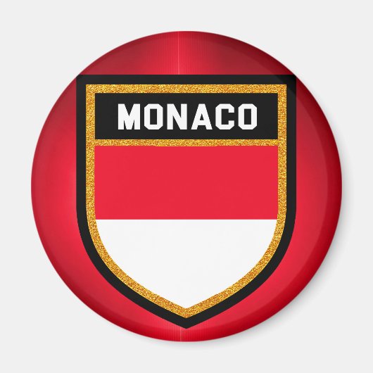 Monaco Flag Magneet (Voorkant)