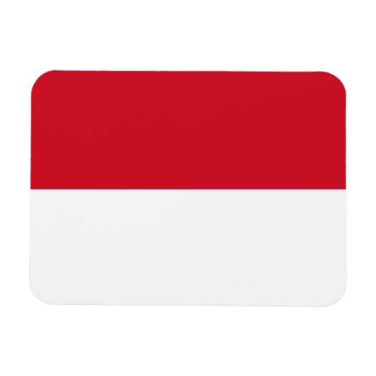 Monaco Flag Magneet (Horizontaal)