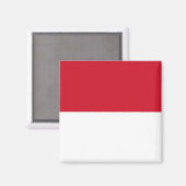 Monaco Flag Magnet Magneet (Voorkant / Achterkant)