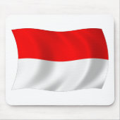 Monaco Flag Mousepad Muismat (Voorkant)