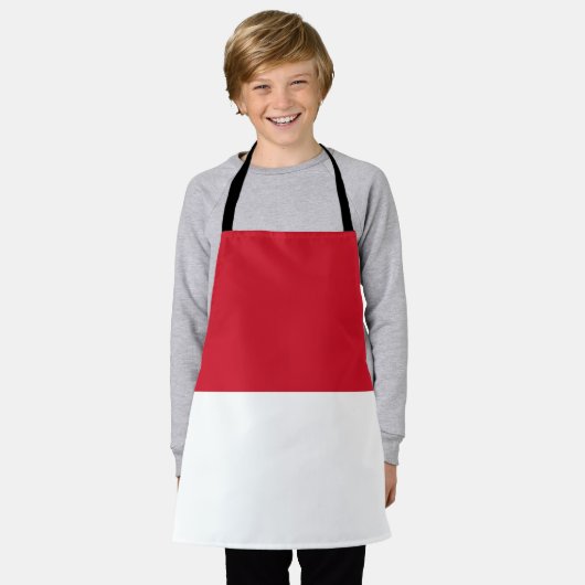 Monaco Flag Schort (Gedragen)