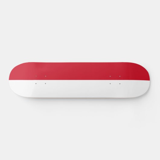 Monaco Flag Skateboard (Horizontaal)