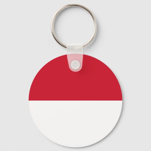 Monaco Flag Sleutelhanger (Voorkant)