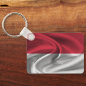 Monaco Flag Sleutelhanger (Achterkant)
