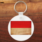 Monaco Flag Sleutelhanger (Voorkant)