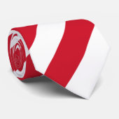 Monaco Flag Stropdas (Opgerold)