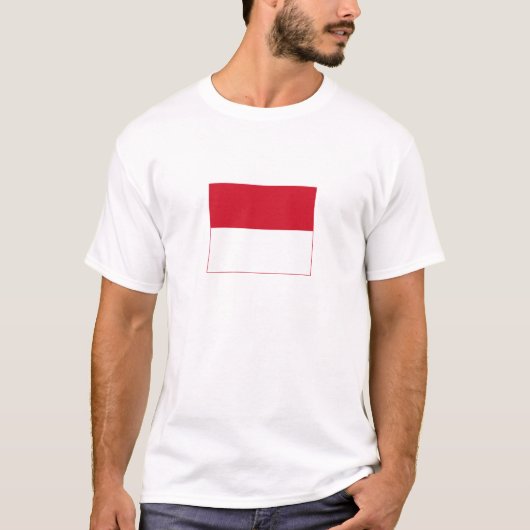 Monaco Flag T-shirt (Voorkant)