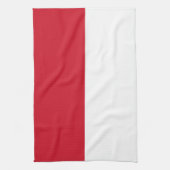 Monaco Flag Theedoek (Verticaal)